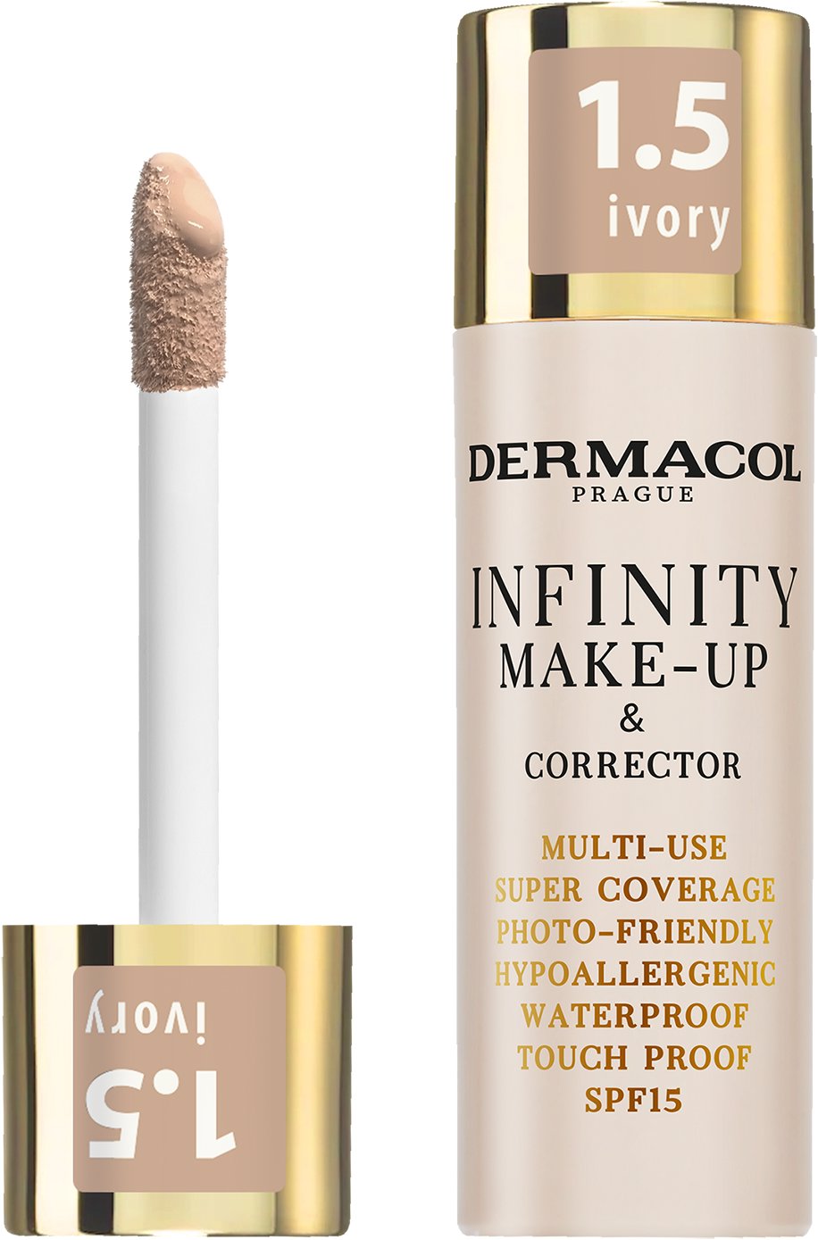 Dermacol Infinity Ivory No.1.5, 20 g
