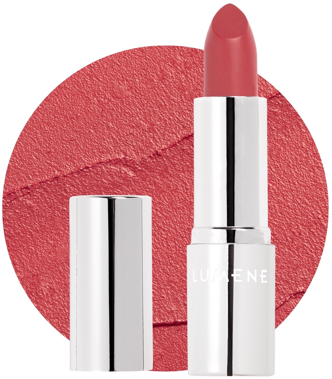 LUMENE Luminous Moisture Satin Lipstick Shade 08 Wild Rose