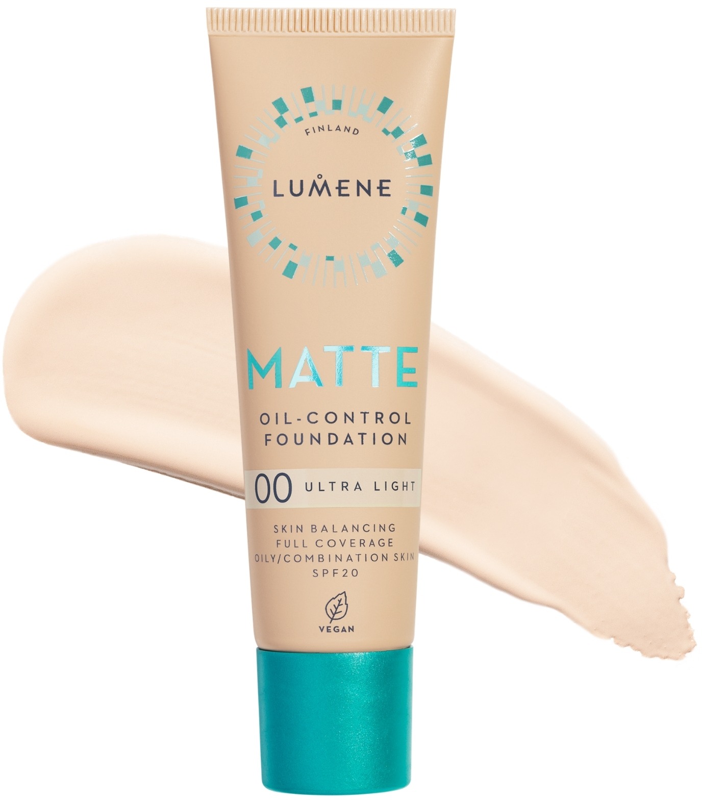 Lumene Matte Oil-Control Foundation SPF20 Shade 00 Ultra Light