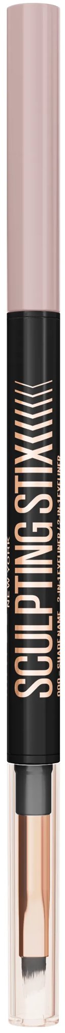MAYBELLINE NEW YORK Sculpting Stix 16 Black Blur szemceruza, 1 darab