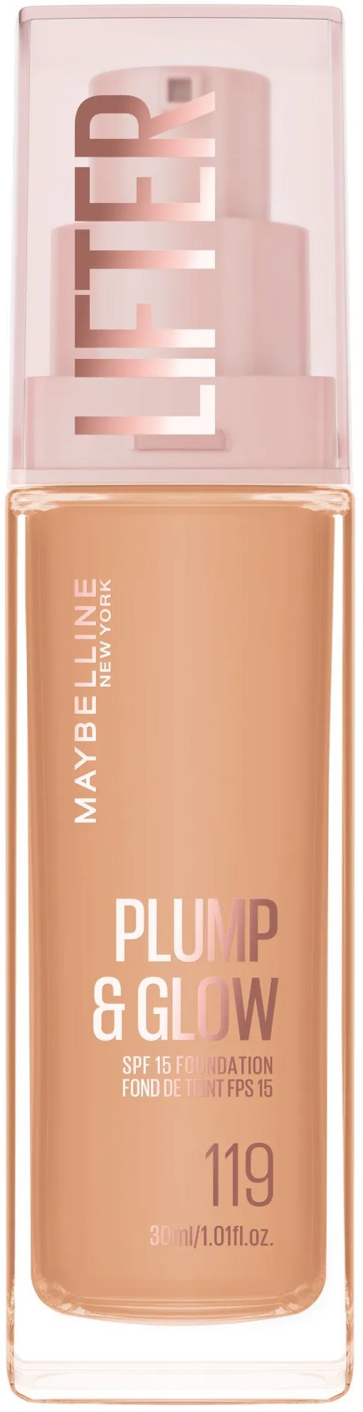 MAYBELLINE NEW YORK Lifter Foundation 119, ragyogást fokozó alapozó, 30 ml