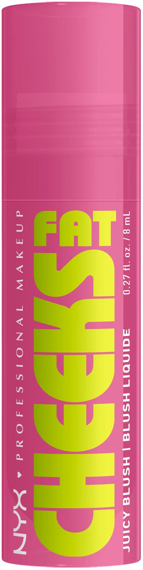 NYX PROFESSIONAL MAKEUP Fat Cheeks Juicy Blush 07 Plum Pop folyékony arcpirosító, 8 ml