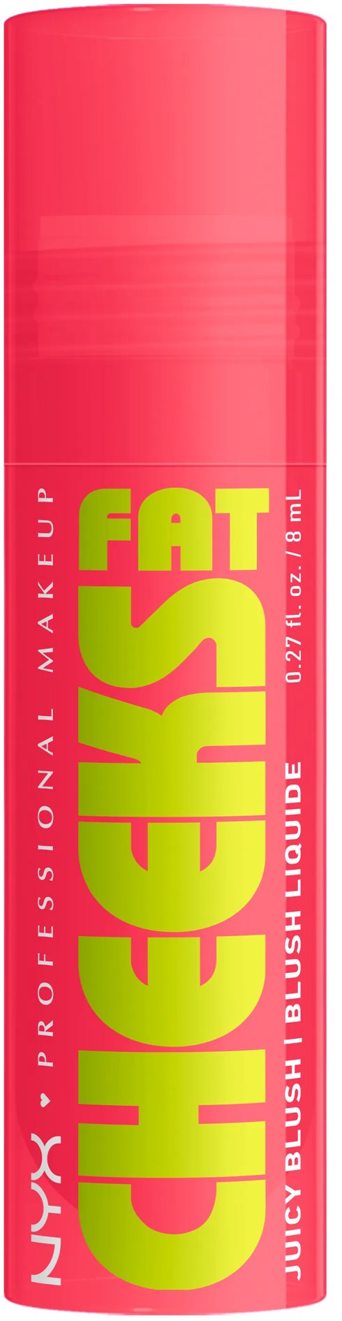 NYX PROFESSIONAL MAKEUP Fat Cheeks Juicy Blush 06 Bouncin' Berry folyékony arcpirosító, 8 ml
