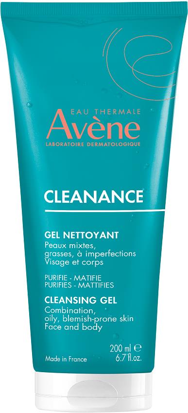 AVENE Cleanance tisztító gél pattanásokra hajlamos érzékeny bőrre 200 ml