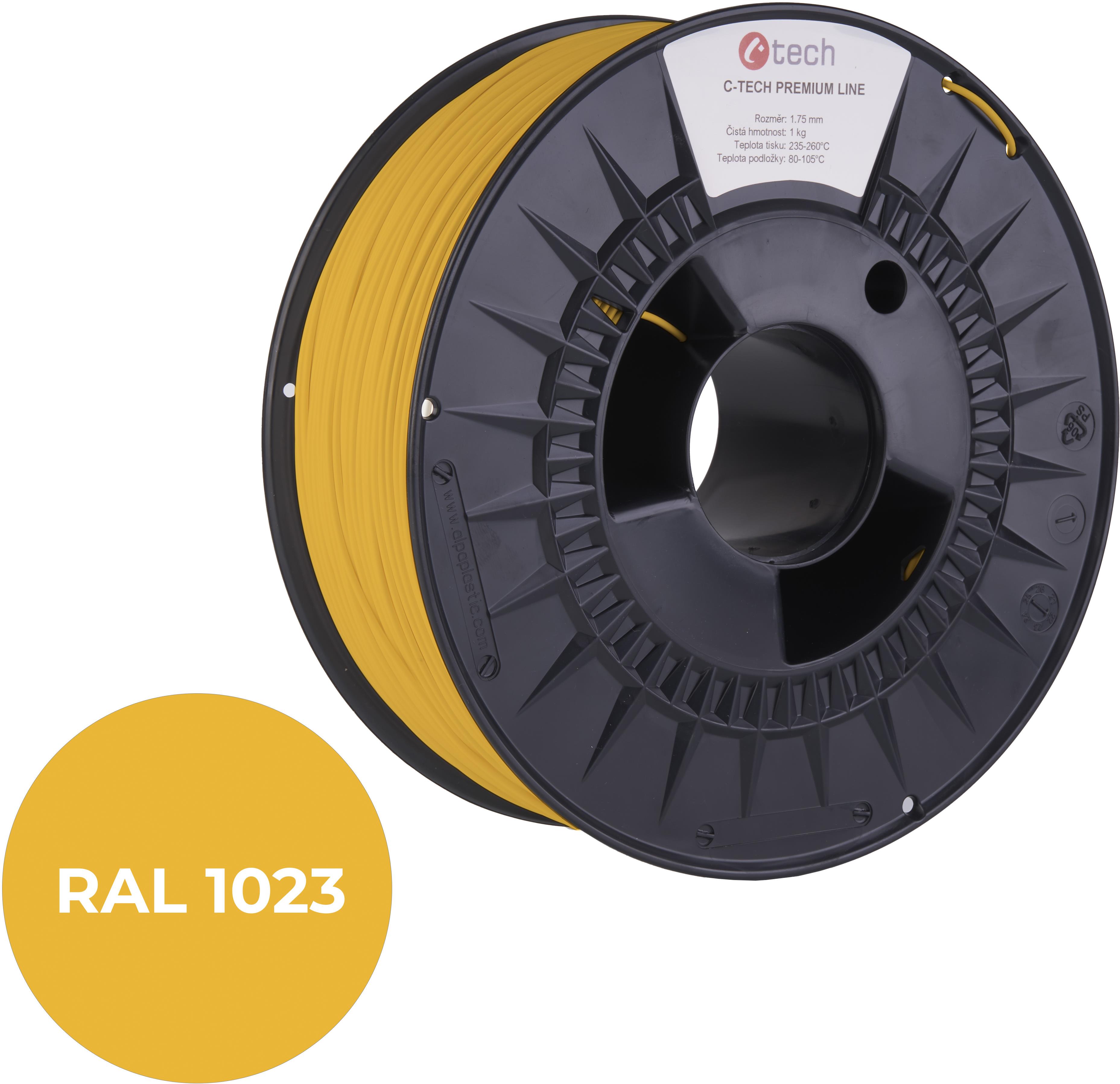 C-TECH PREMIUM LINE ABS, közlekedési sárga RAL1023