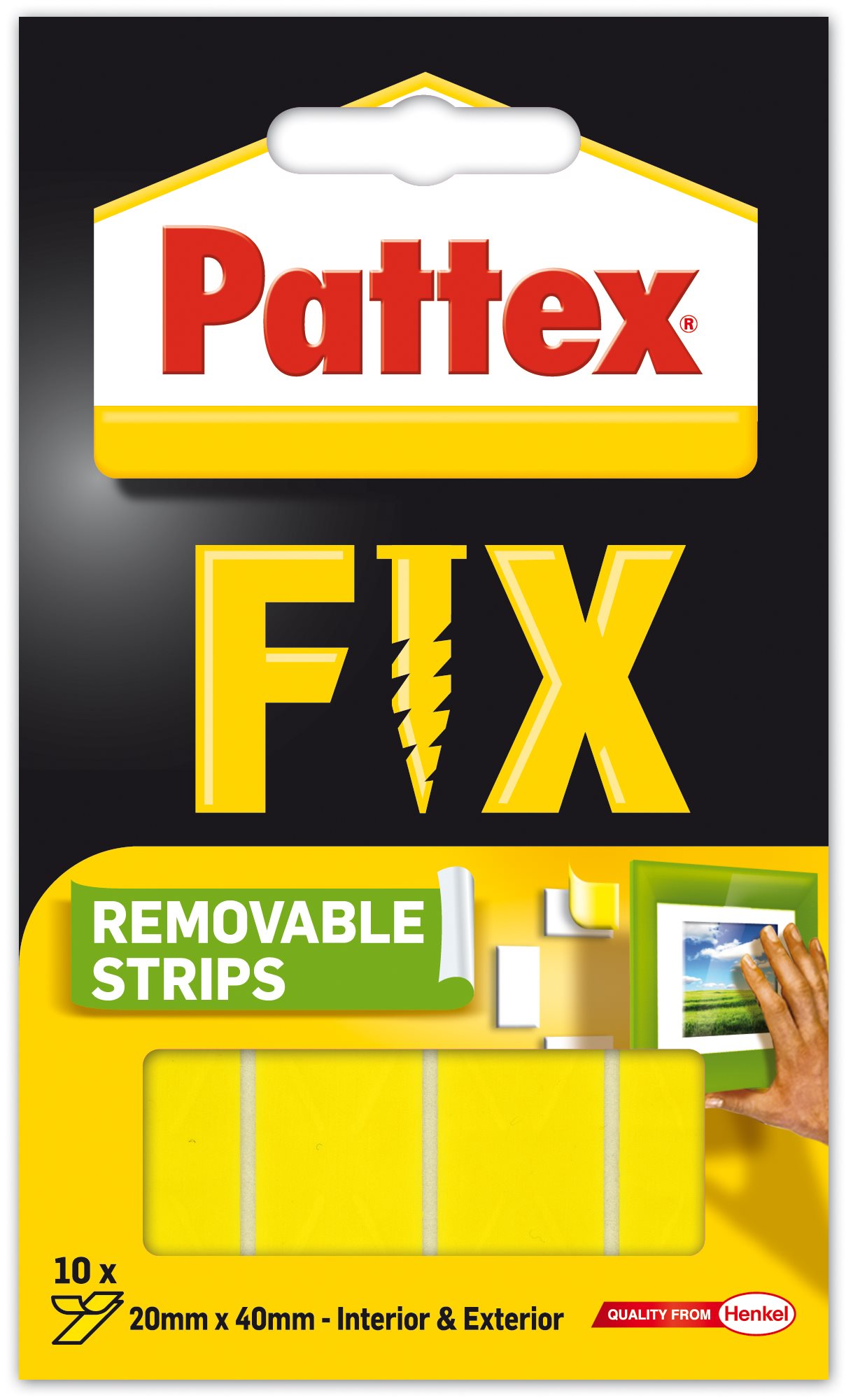 PATTEX FIX - kétoldalas, 20 × 40mm, 10db