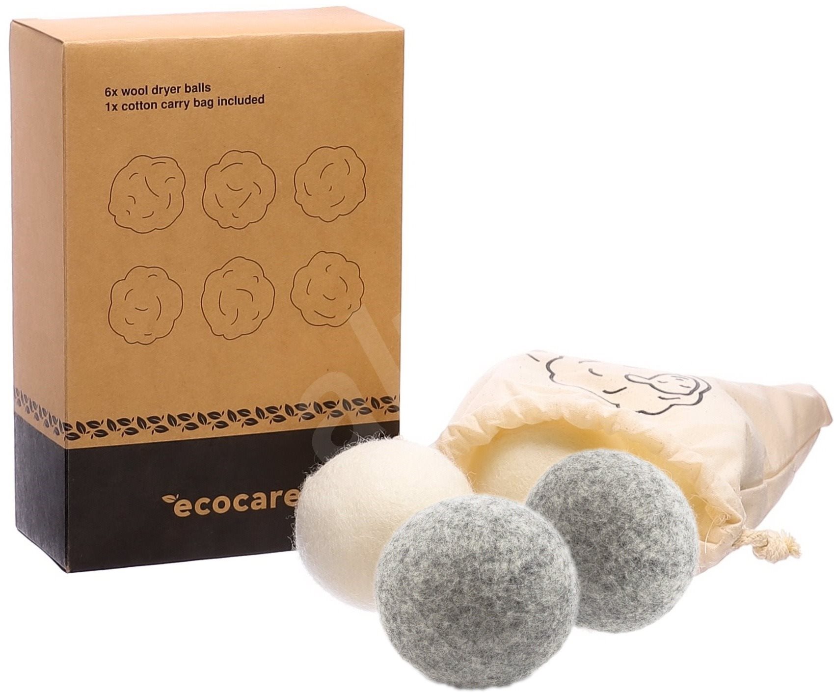 ECOCARE Pamutlabda ruhaszárítóba, többféle szín, 6 db