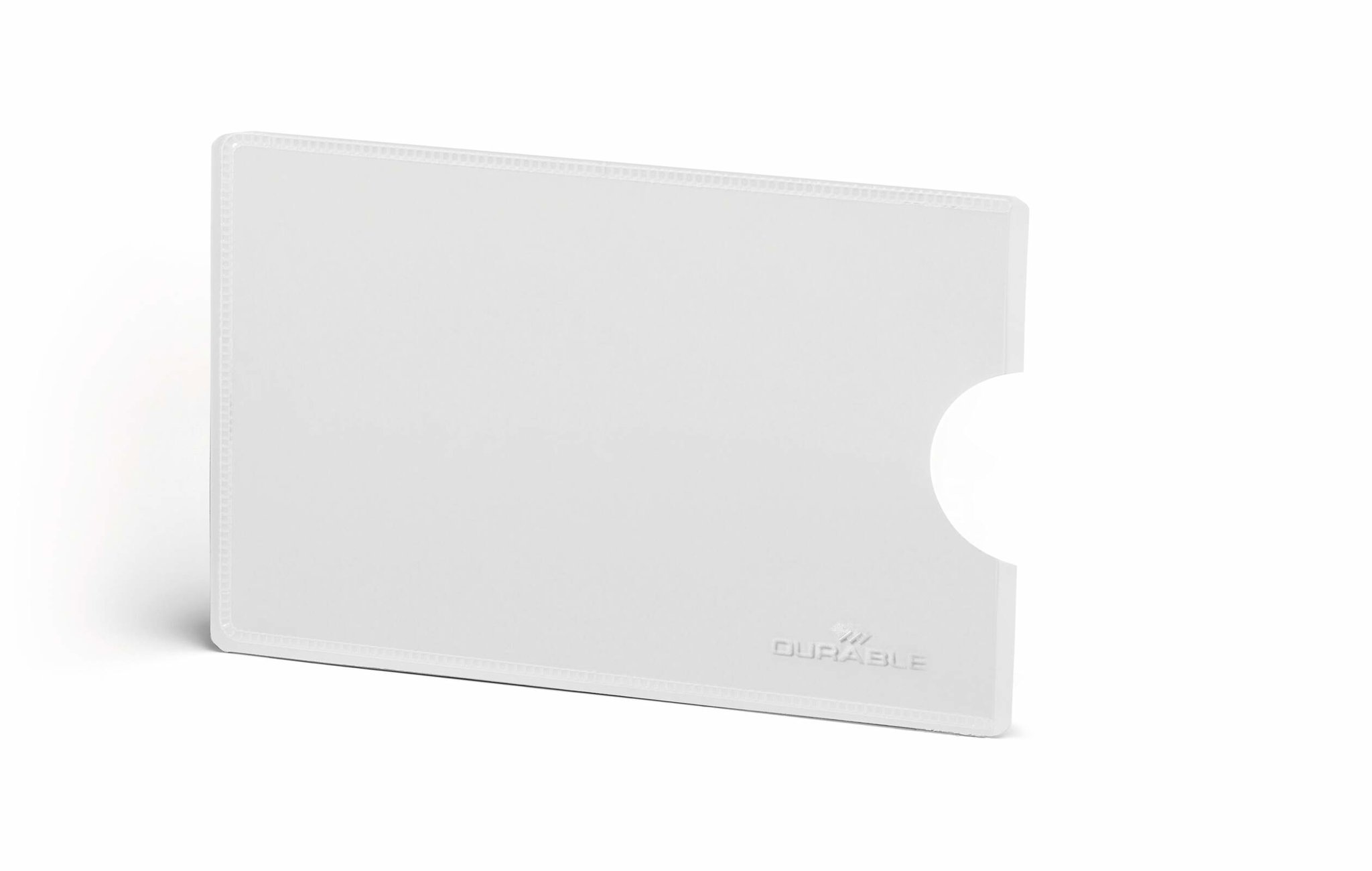 DURABLE Bankkártya tok, RFID védelemmel, átlátszó, 3 db