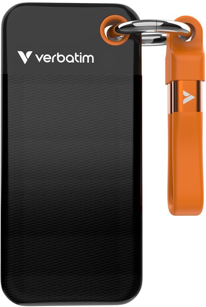 Verbatim Pocket SSD 512GB fekete / narancssárga