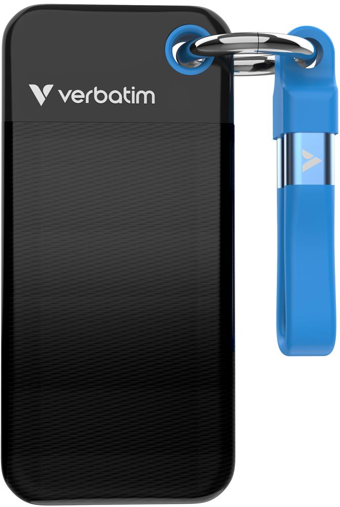 Verbatim Pocket SSD 2TB, fekete/kék