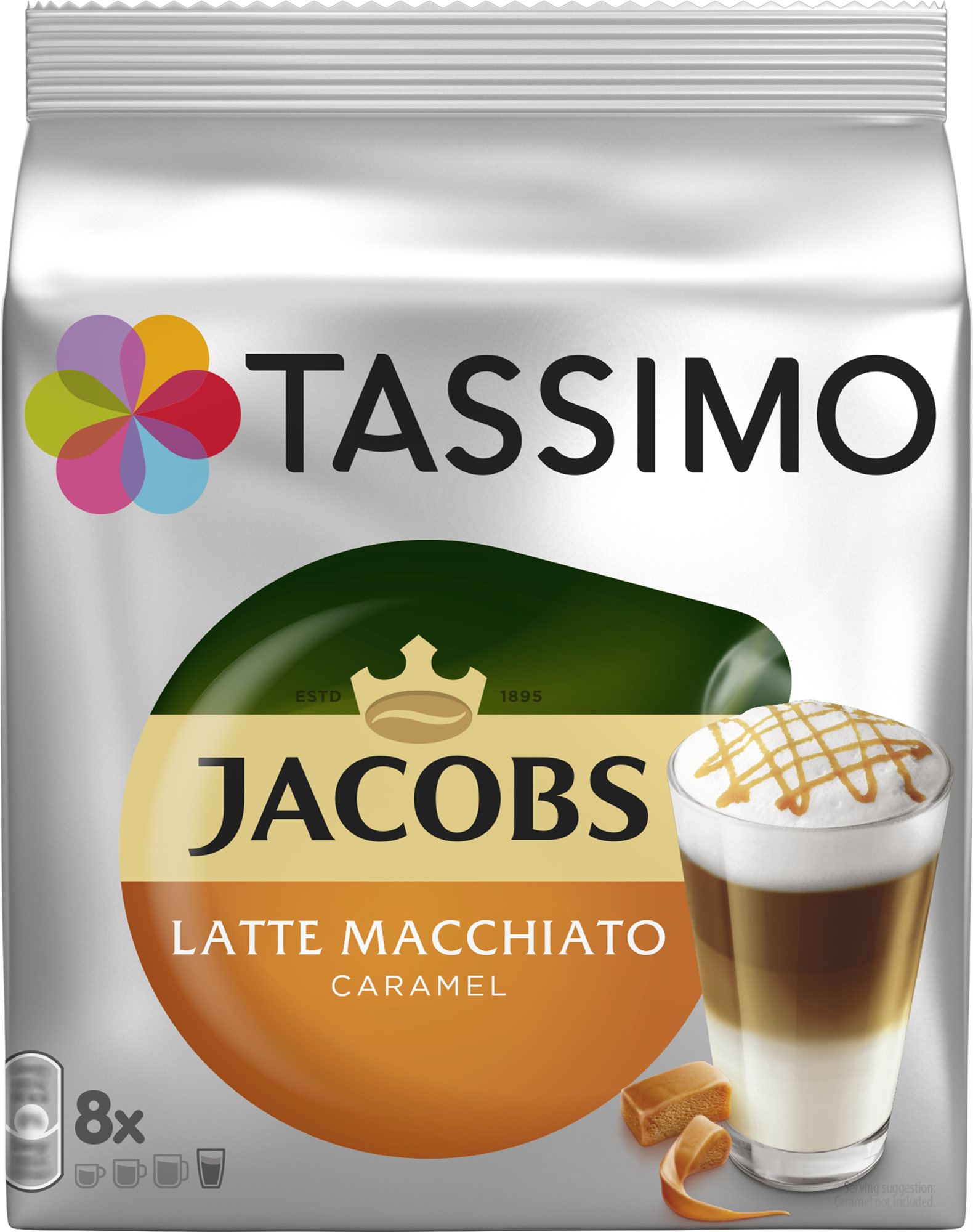 TASSIMO Jacobs Latte Macchiato Caramel 8db