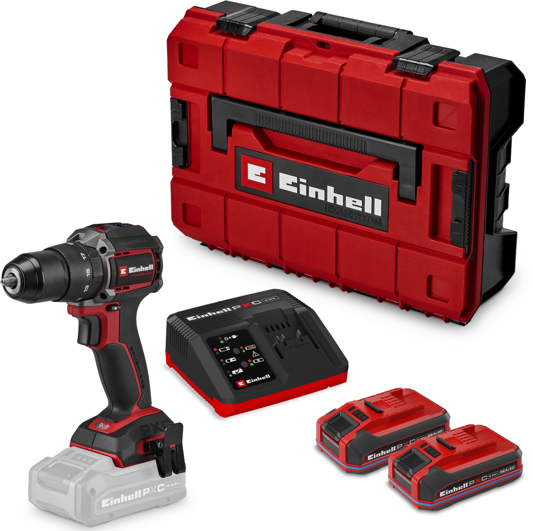 EINHELL Professional Compact TP-CD 18/50-C Li-i BL akkus fúrógép (2× 3,0 Ah SEALED akkumulátor), 4514406