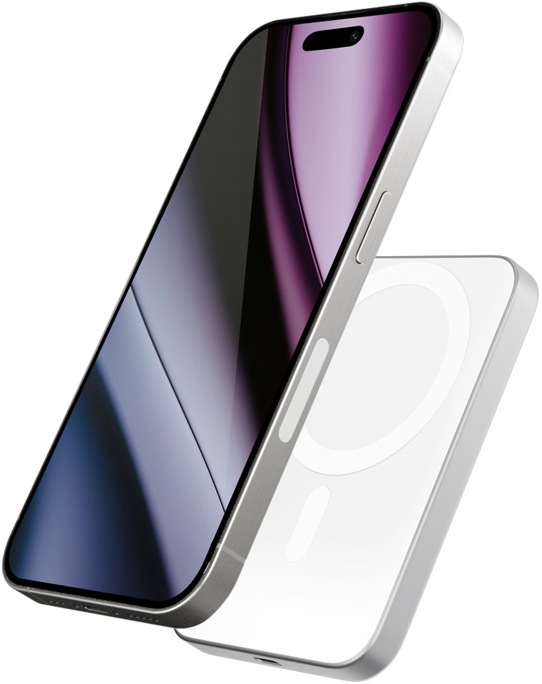 Epico 5000 mAh, alumínium, MagSafe - ezüst