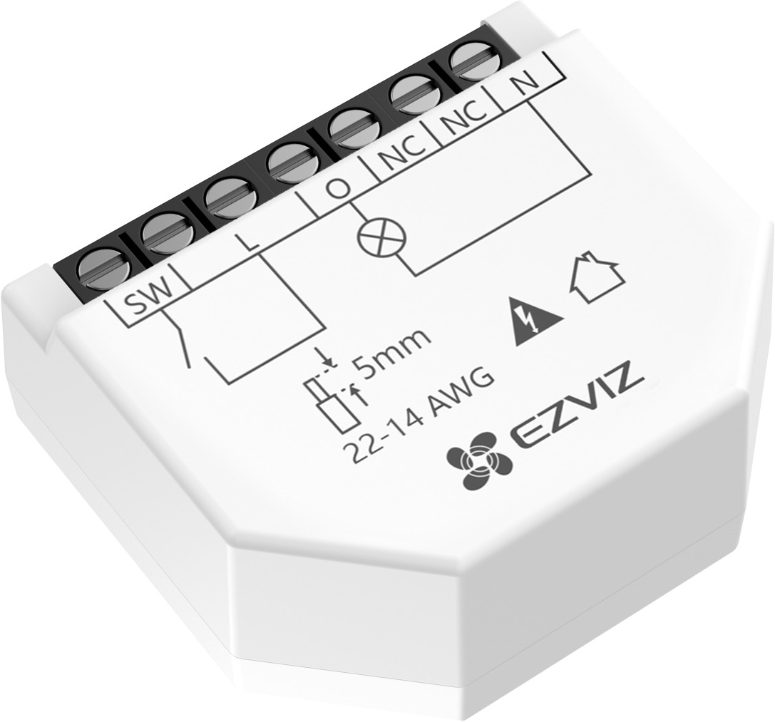 EZVIZ T35-R100-W okos WiFi kapcsolómodul, 1 csatorna