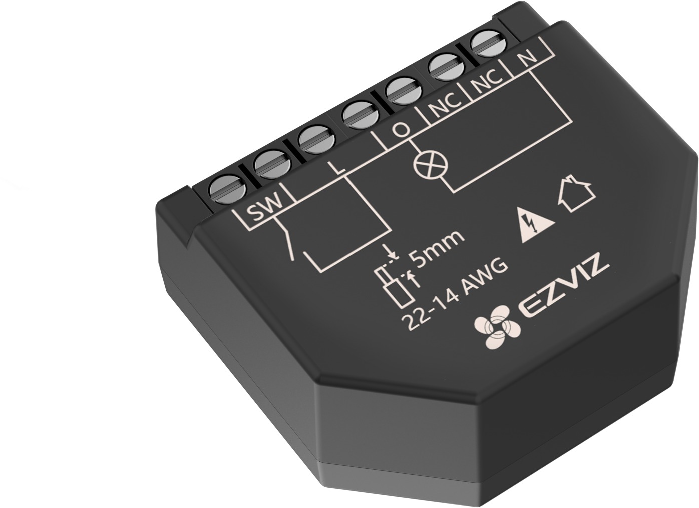EZVIZ T35-R100-WM okos WiFi kapcsolómodul, 1 csatorna, fogyasztásmérés