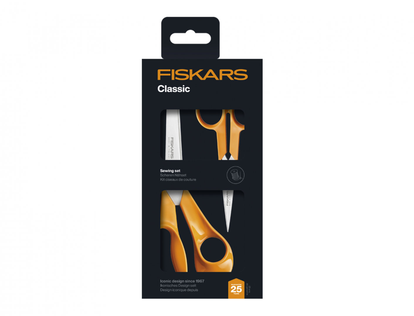 FISKARS UNI olló készlet 21 cm, hímzőolló 13 cm Classic
