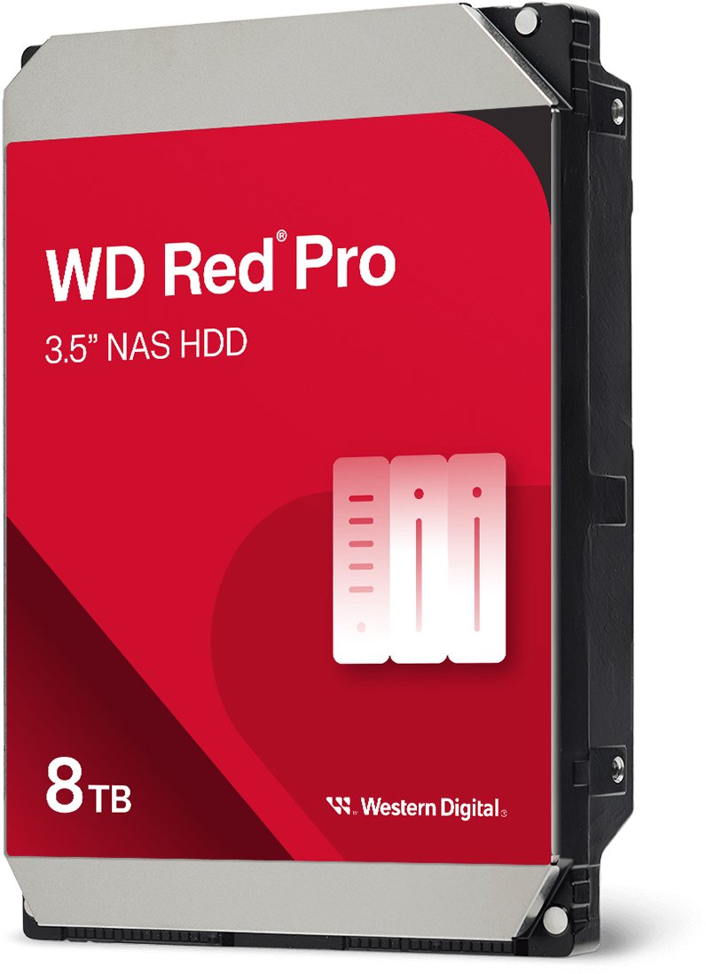 WD Red Pro NAS Hard Drive - 8TB