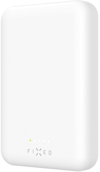 FIXED MagZen 6000mAh, vezeték nélküli töltés és Magsafe támogatás, fehér