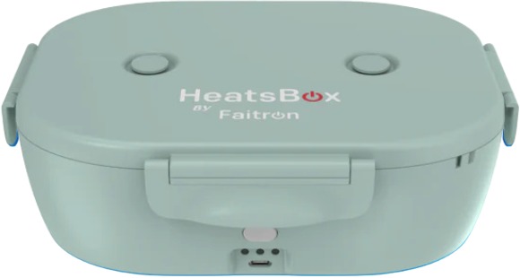 Faitron HeatsBox GO Light okos, akkumulátoros ételhordó, melegíthető, zöld