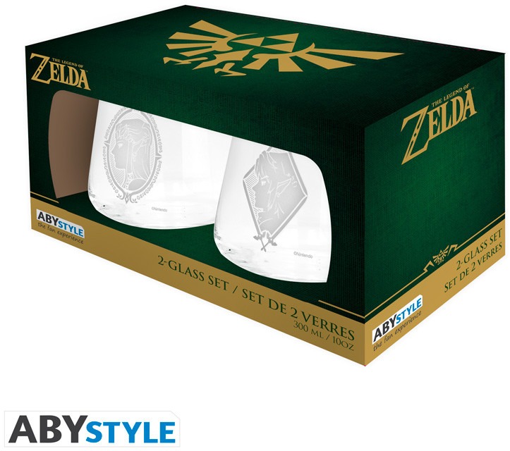 The Legend of Zelda - Zelda and Link - üveg