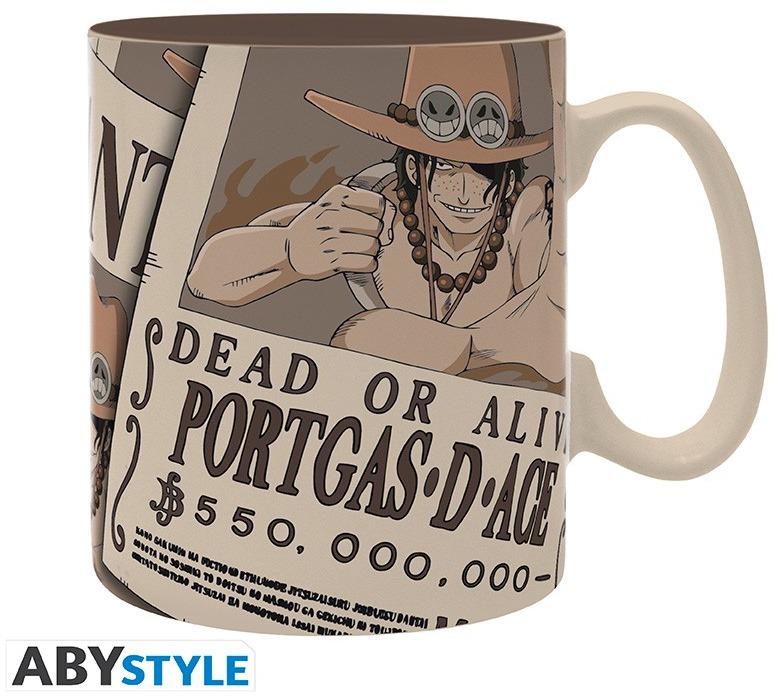 One Piece - Wanted Ace - bögre