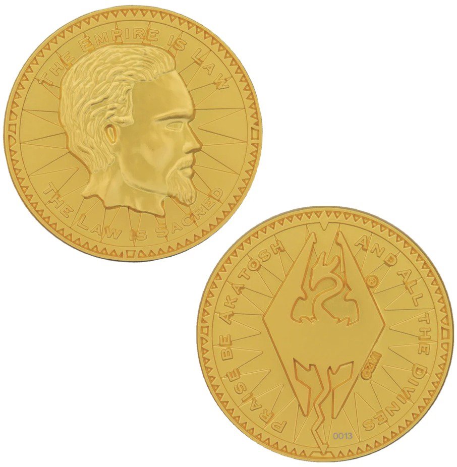 The Elder Scrolls - Septim Coin érme replika