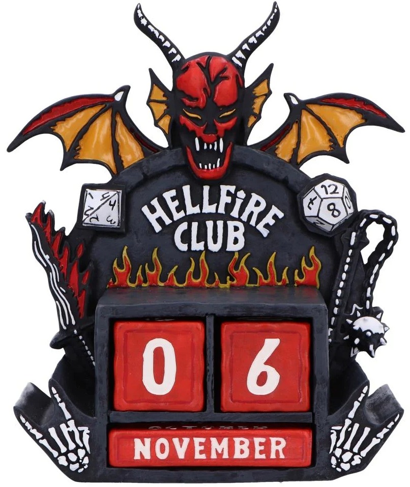 Stranger Things - Hellfire Club - naptár
