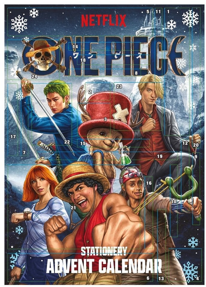 Adventní kalendář One Piece V2 - 24 unikátních dárků