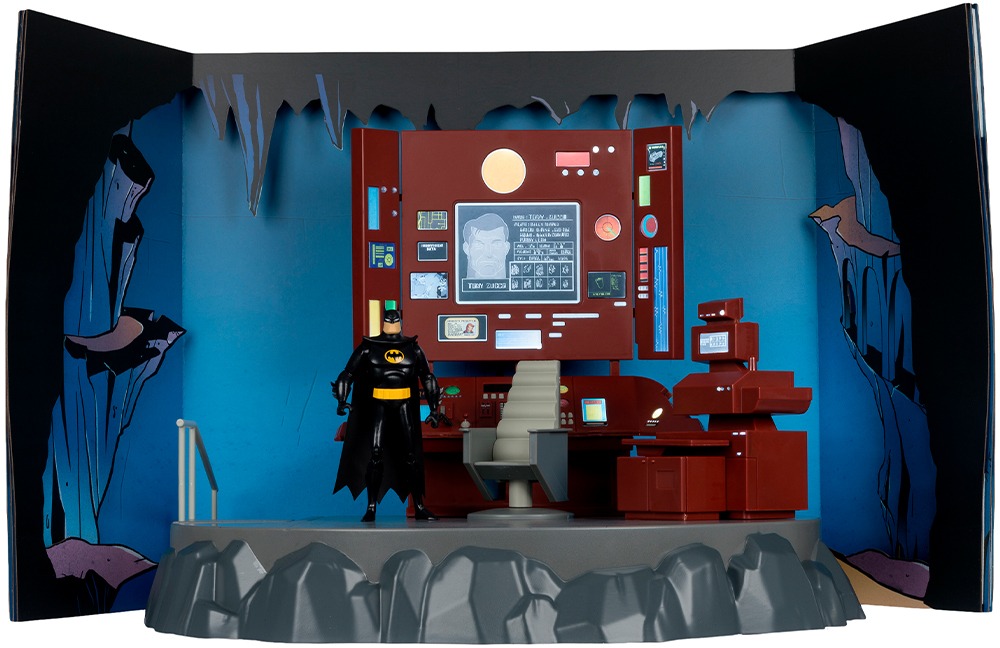 DC - The Batcave Playset w/ Exclusive Batman (Batman: The Animated Series) - figura