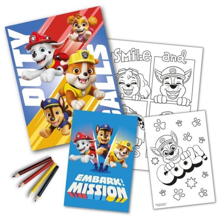 KIDS EUROSWAN Paw Patrol: Mission - kifestőkönyv