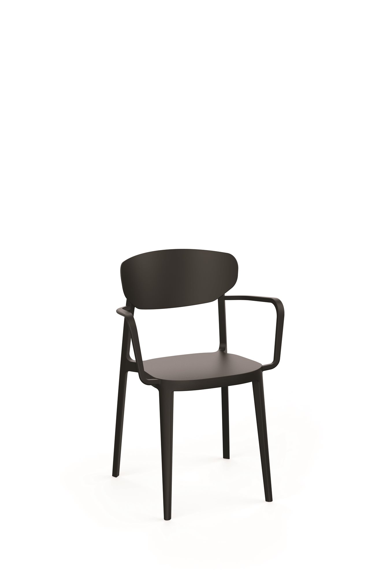 ROJAPLAST Mare Armchair kerti szék, fekete