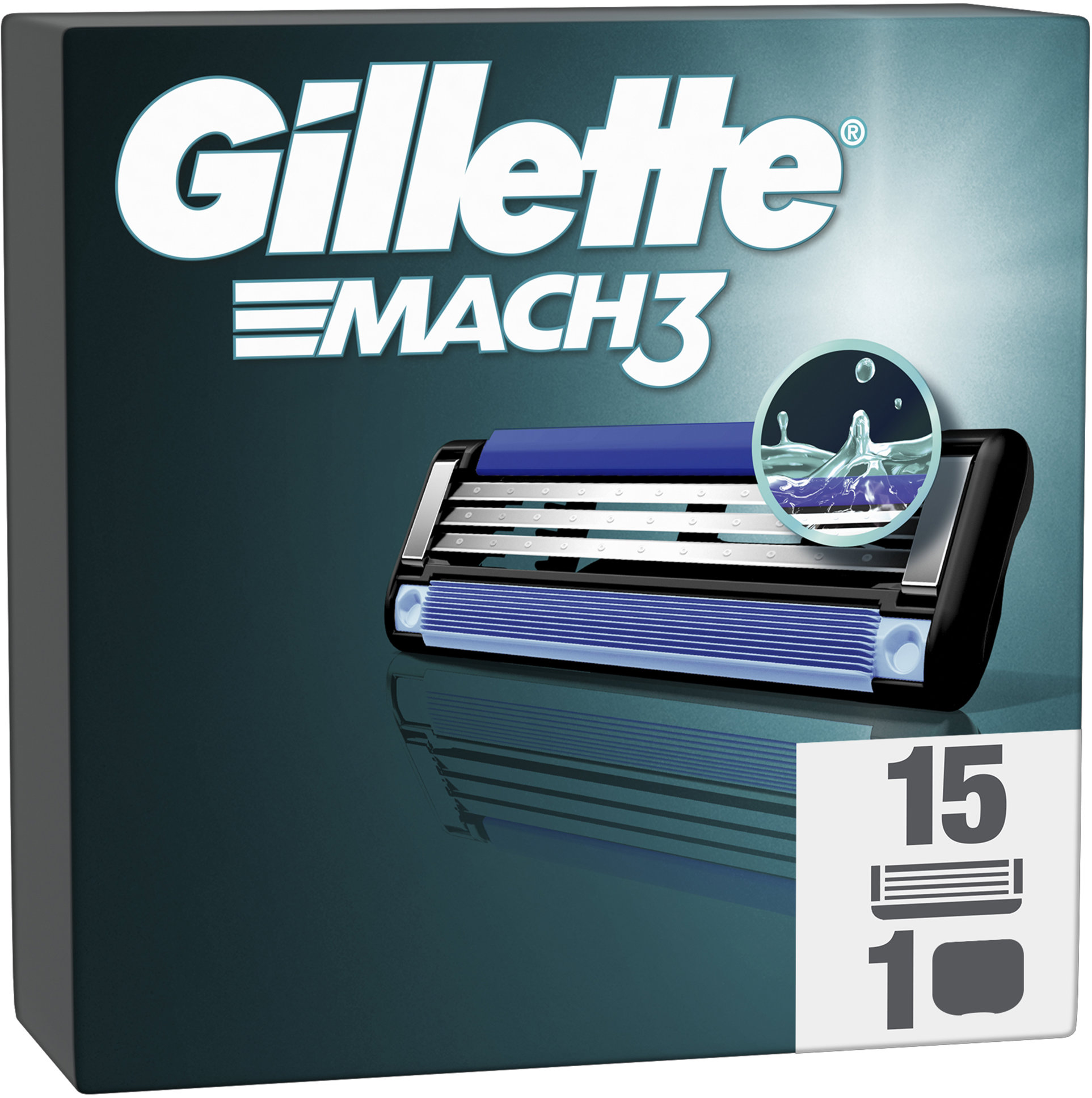 GILLETTE Mach3 15 darab + védőtok