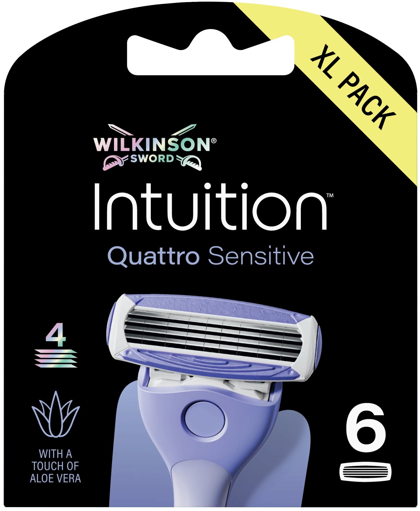 WILKINSON Sword Intuition Quattro Sensitive, 6 darab