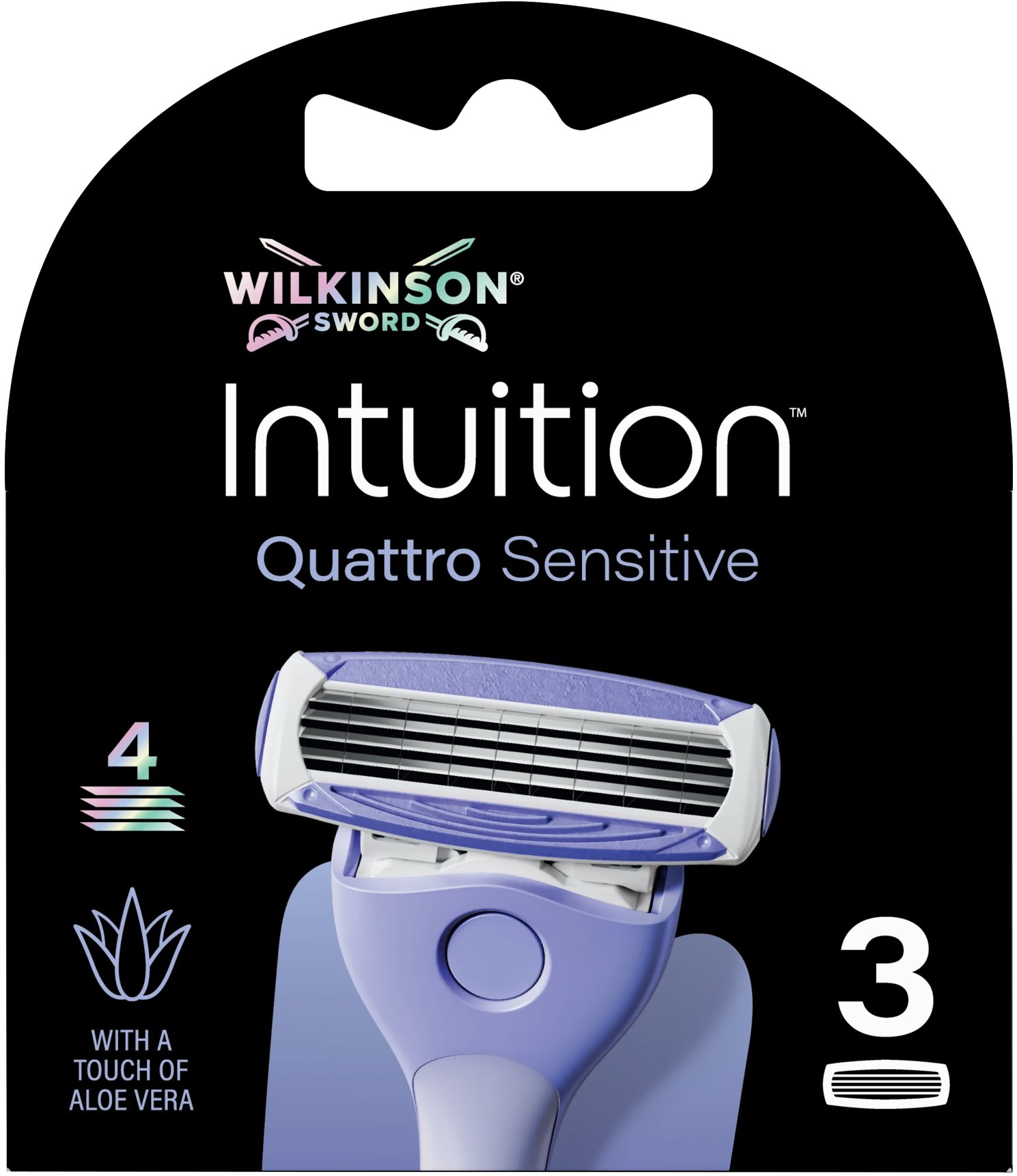 WILKINSON Sword Intuition Quattro Sensitive, 3 darabos csomag