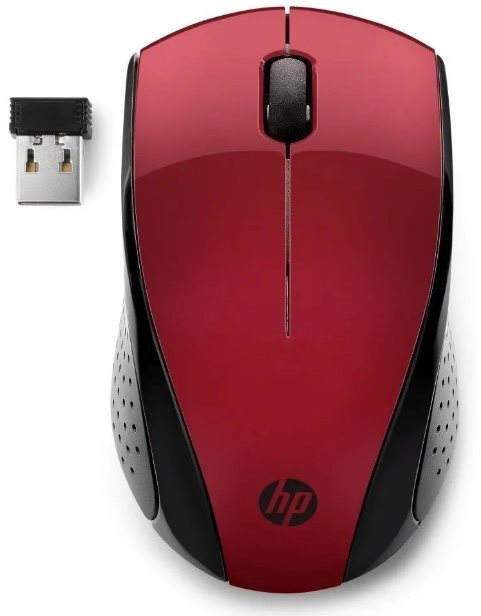 HP Wireless Mouse 220 Sunset Red
