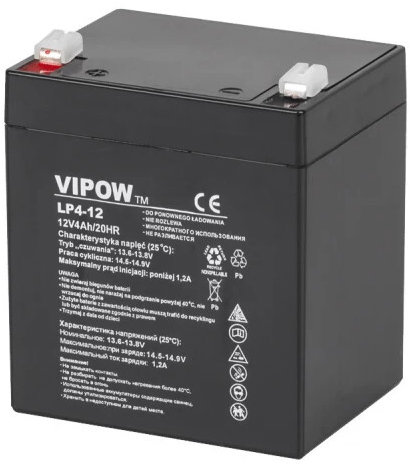 Lechpol Vipow BAT0210 zselés akkumulátor 12 V/4,0 Ah