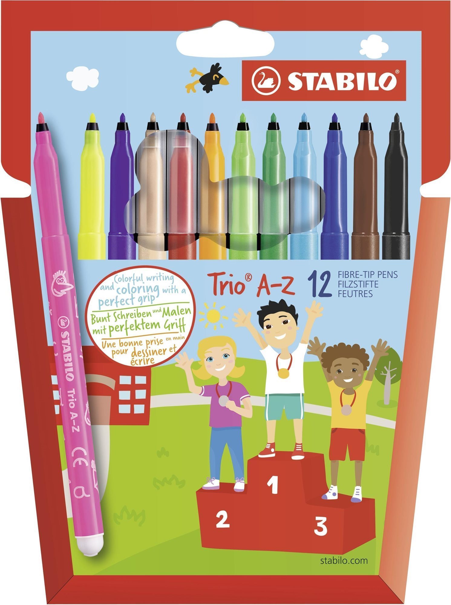 STABILO Trio A-Z 12 db tok