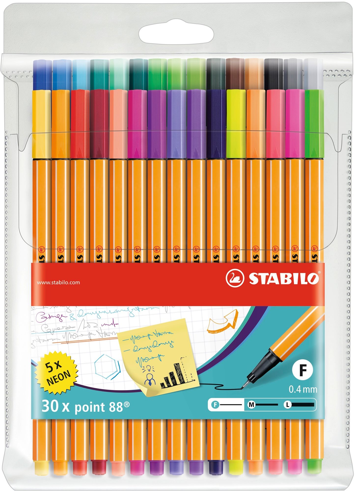 STABILO point 88 30 db tok