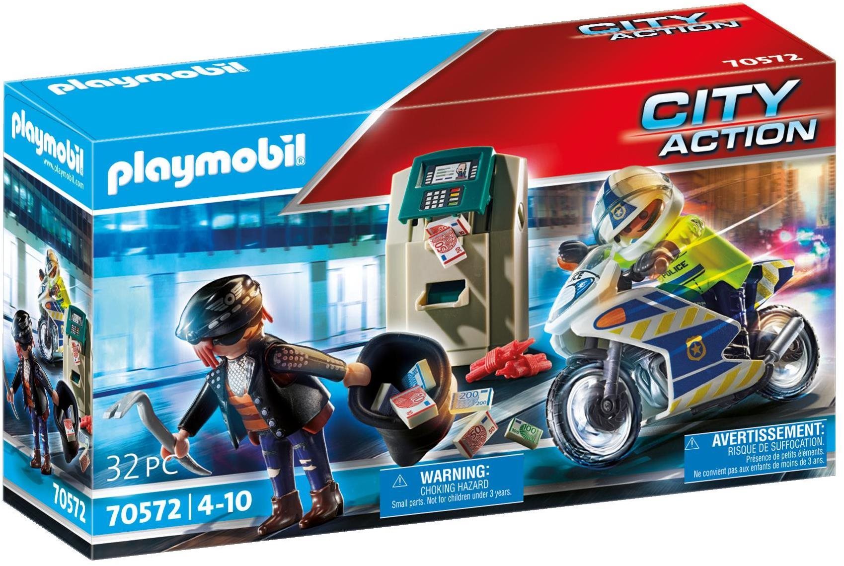 Playmobil 70572 Rendőrségi motor: Pénztolvaj nyomában