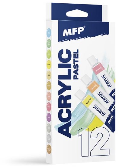 MFP pasztell + metál készlet, 12 × 12 ml