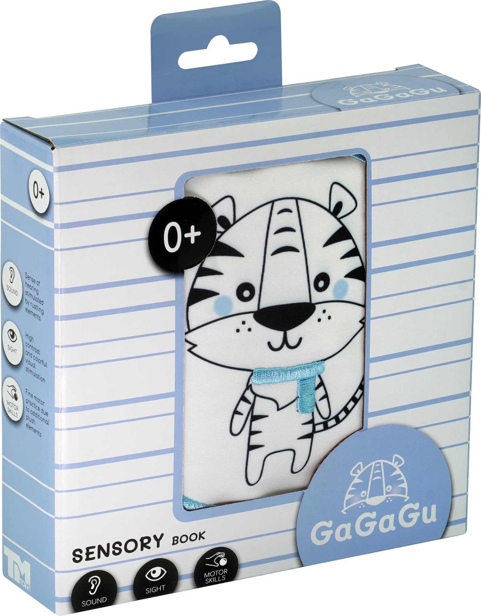 TM TOYS Gagagu Készségfejlesztő könyv - Tigris