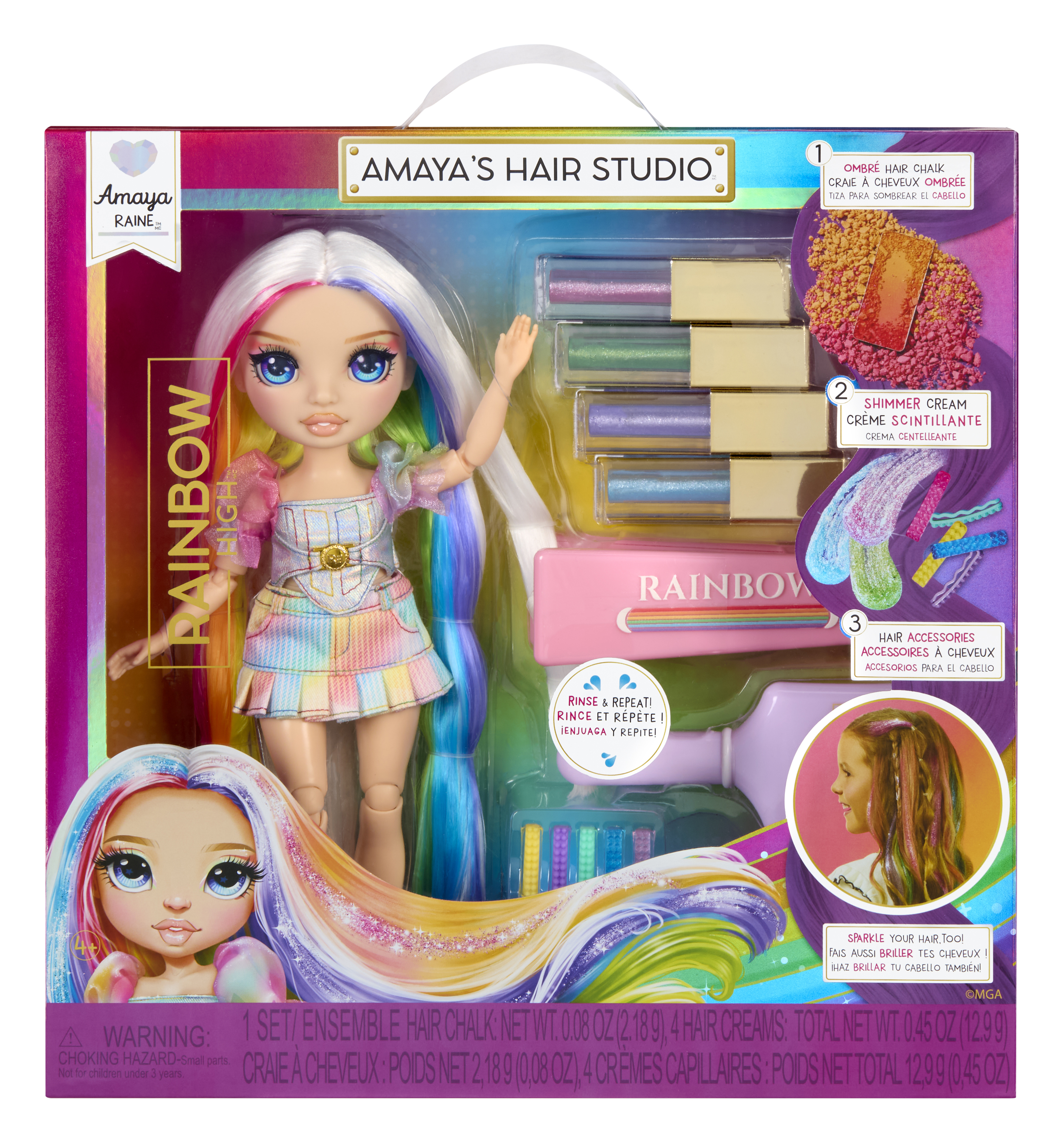 MGA Rainbow High hajstúdió babával
