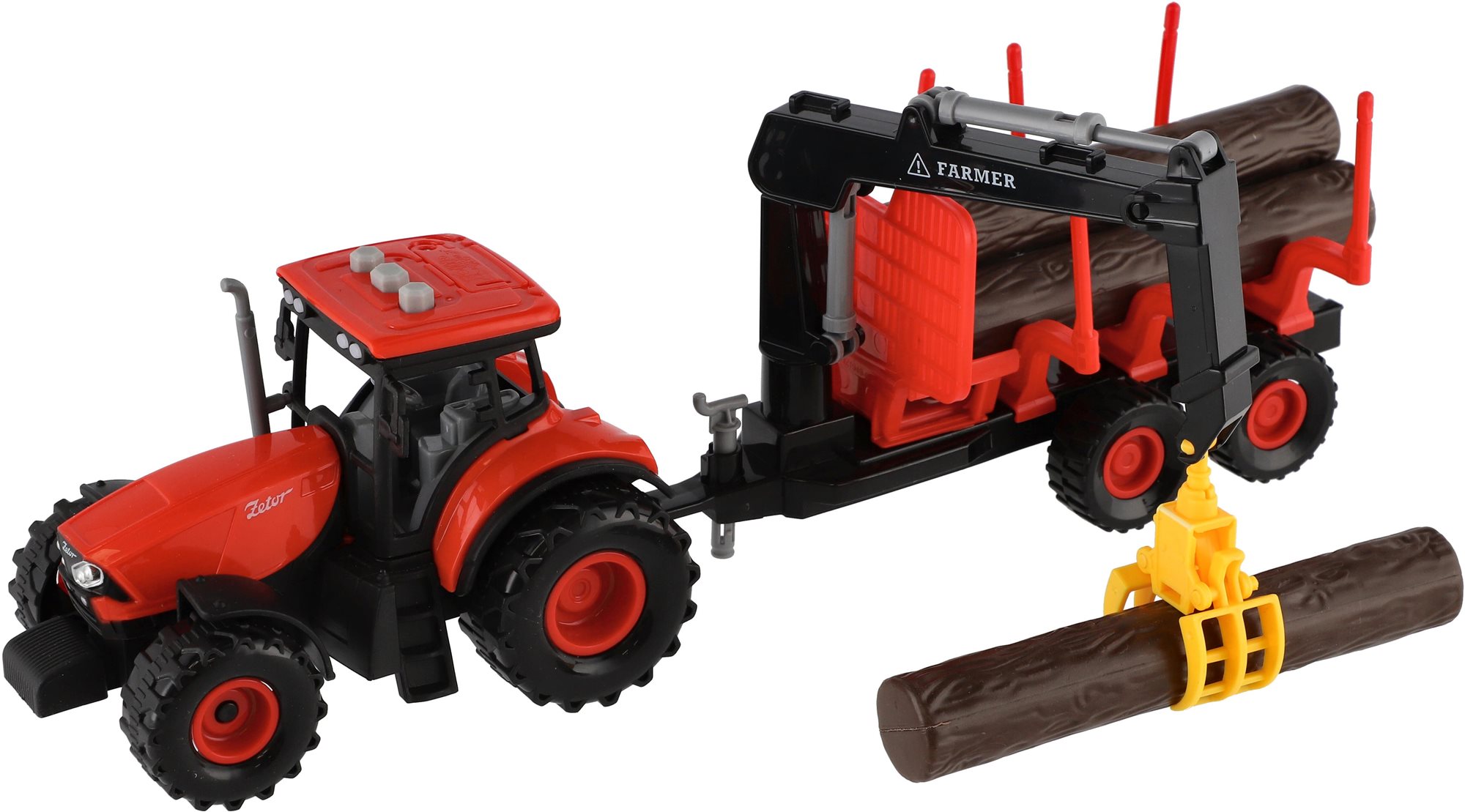 Teddies - Zetor vontató- és rakodókarral, lendkerekes