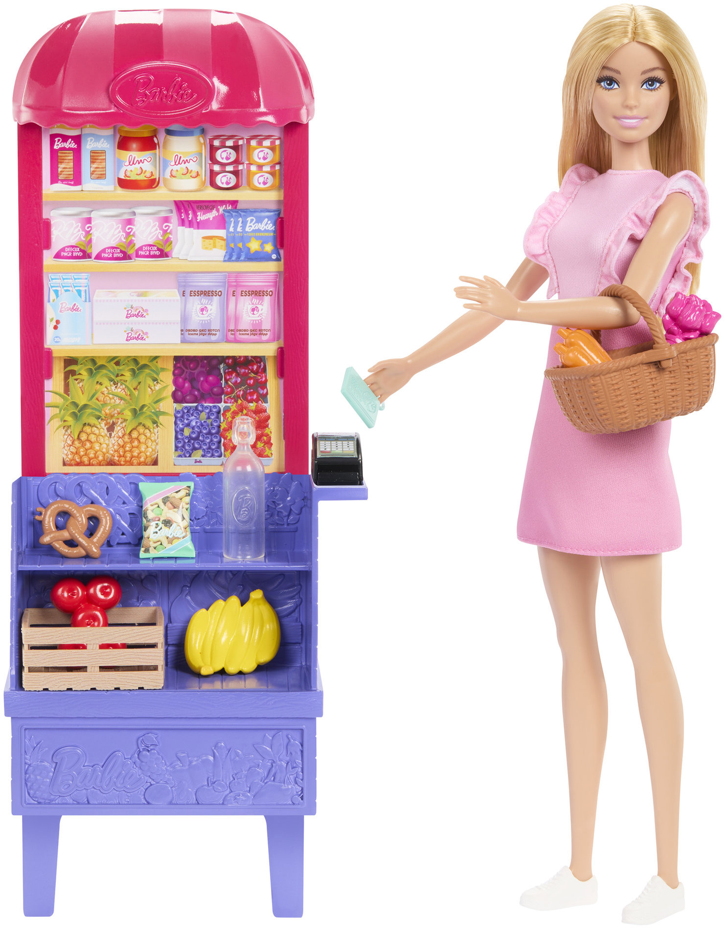 Barbie - Bevásárló Malibu baba