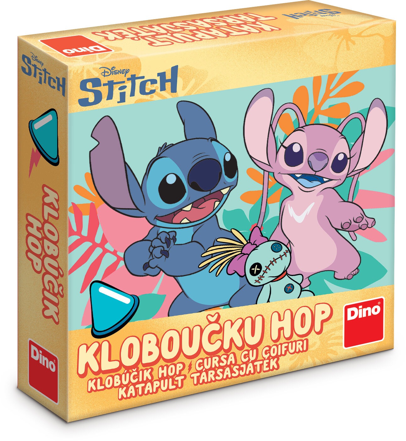 Dino katapult társasjáték – Stitch és Angel