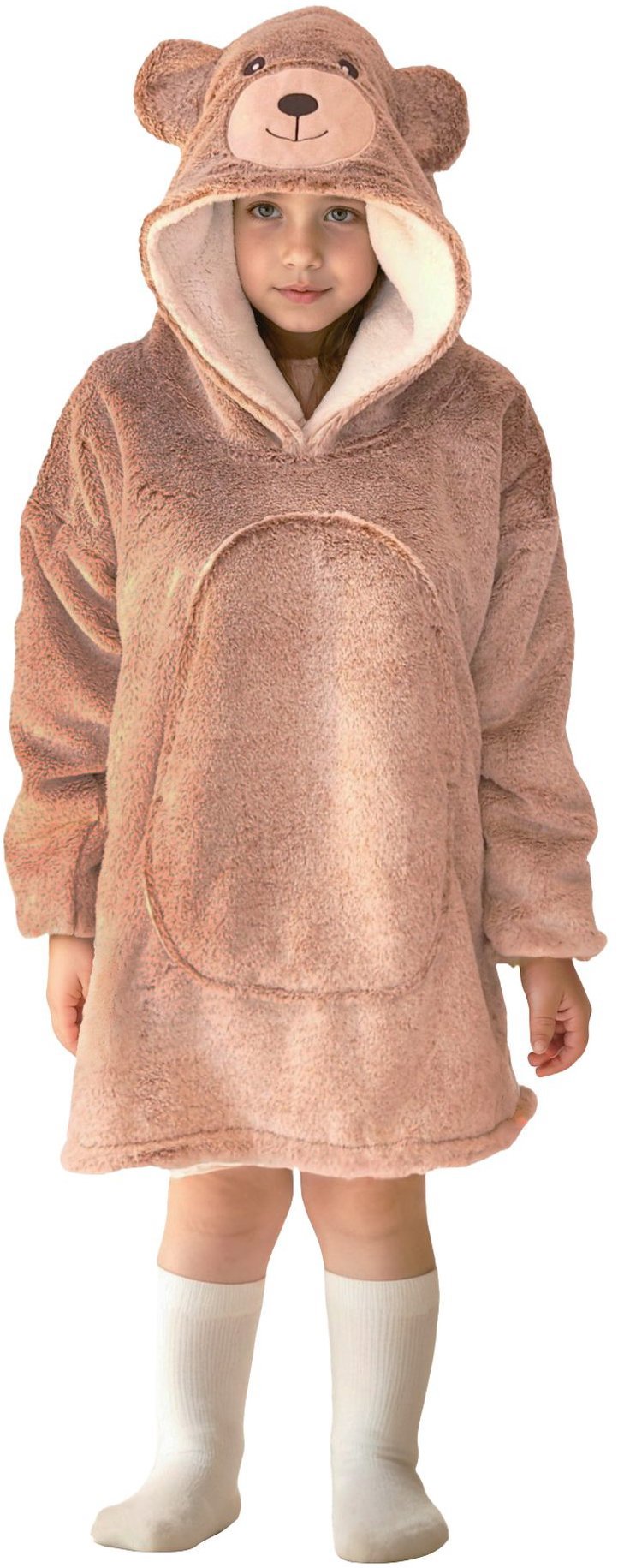 Cozy Noxxiez Bear - Melegítő TV-nézős takaró, 3 - 6 éves korig