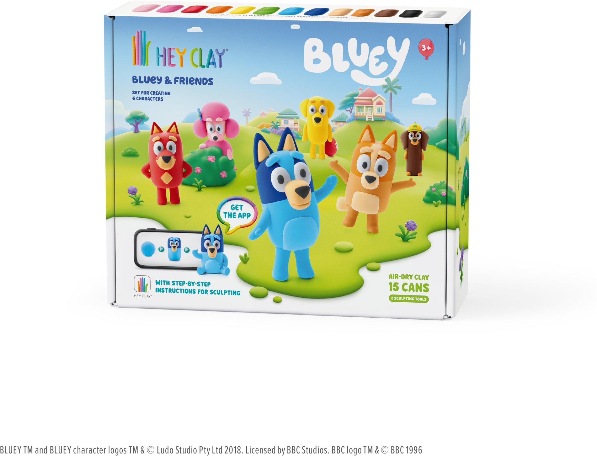 Hey Clay Bluey szett + kiegészítők