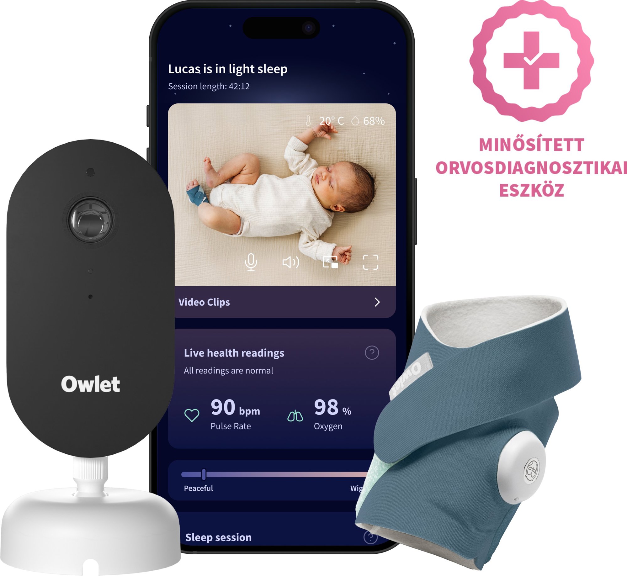 Owlet Dream Duo Bedtime Blue