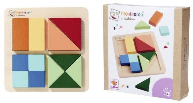 Eichhorn Montessori négyzet kirakó