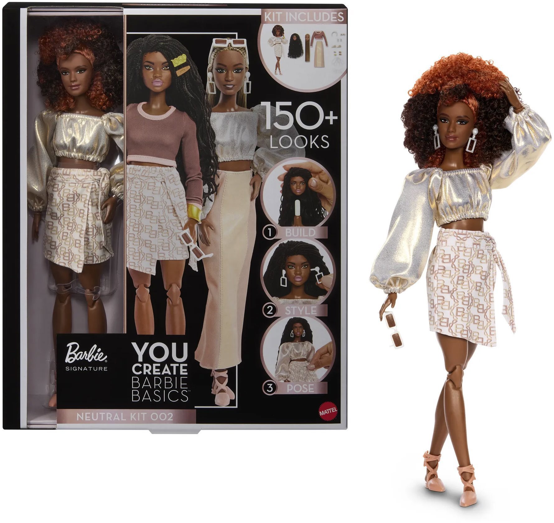 Barbie Signature You Create Barbie Basics Neutral kit, 002